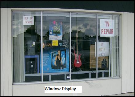 electronic repair showroom