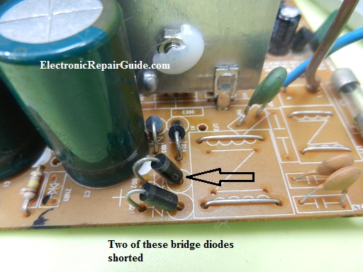 shorted diodes