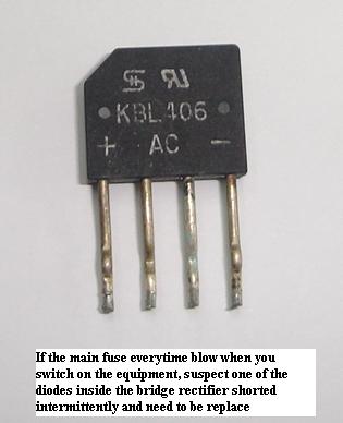 testing bridge rectifier