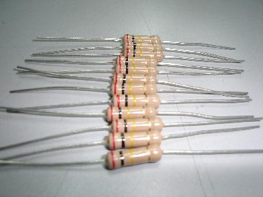 four band resistors