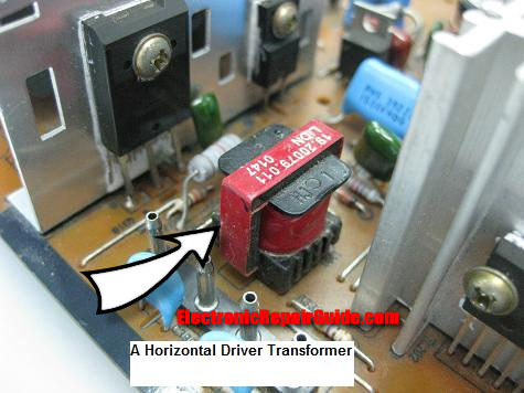 horizontal driver transformer