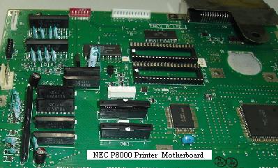 nec p8000 printer repair